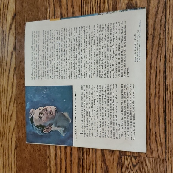 Vtg, 1964-1965 New York World's Fair Souvenir Triumph of Man Record Set - Picture 13 of 16